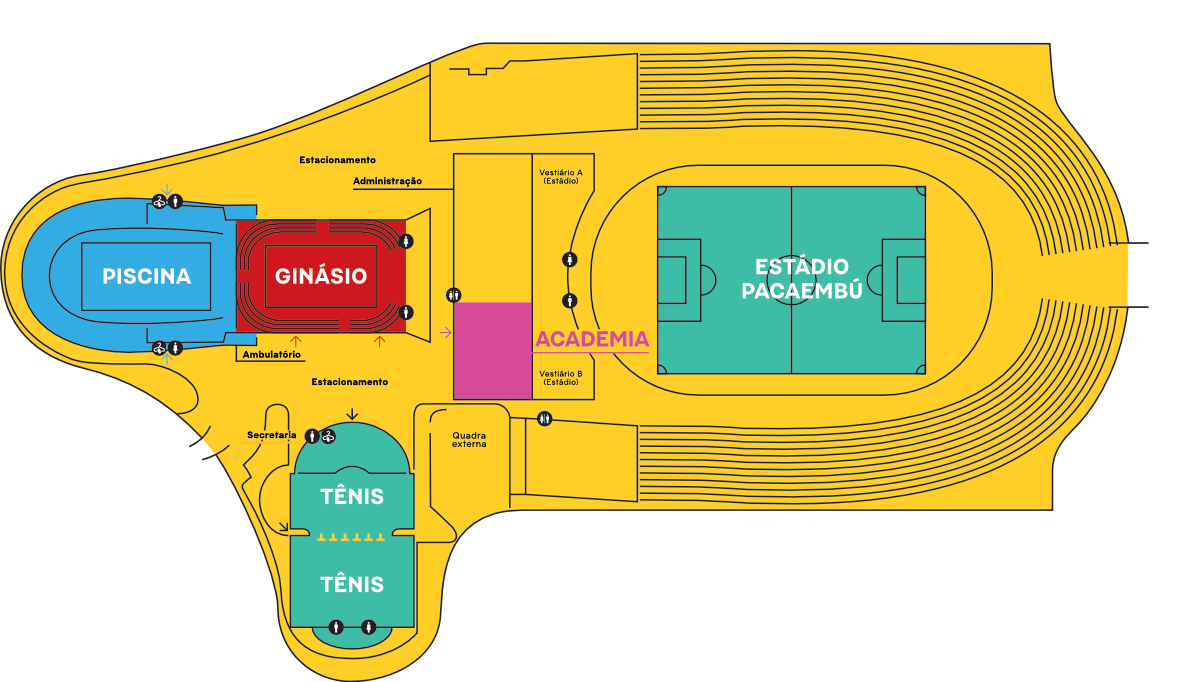 Stadium map